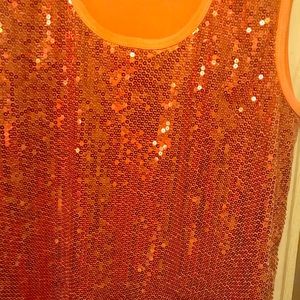 Silky Brand tank w/ glittered front